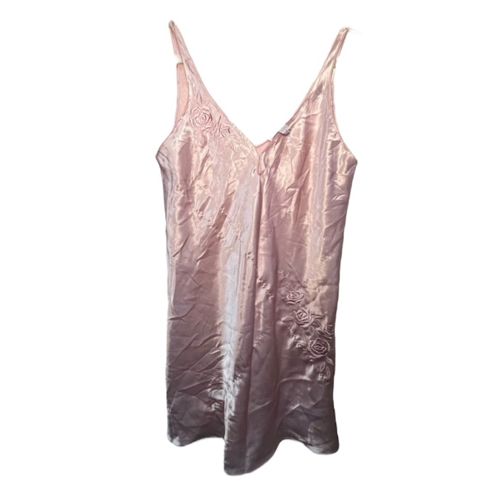 Vintage Oscar De La Renta pink label sleeves Nightgown long Dress Size medium